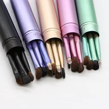 5pcs Makeup Brushes Set Eye Shadow Blending Eyeliner Eyelash Eyebrow Brushes Cosmetics Beauty Tools Eye Make Up Brush