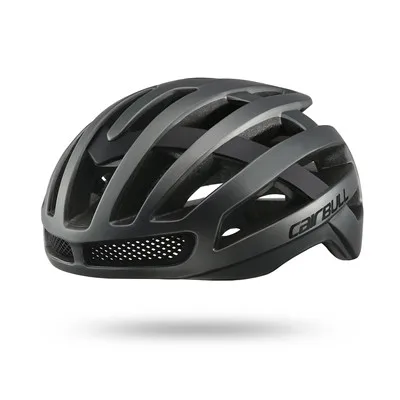 Темно-серый CAIRBULL VELOPRO Новые велосипедные шлемы Удобные MTB дорожный велосипедный Сверхлегкий дышащий гоночный велосипедный шлем Casco Ciclismo - Цвет: Темно-серый