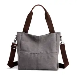 Оптовая продажа K2 Женская парусиновая сумка Повседневная универсальная Большая объемная женская сумка на плечо в стиле ретро/ручная сумка