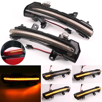 

Smoked Black For Nissan Kicks Note 2017 2018 e-Power LED Dynamic Turn Signal Blinker Sequential Side Mirror Indicator Light Lamp