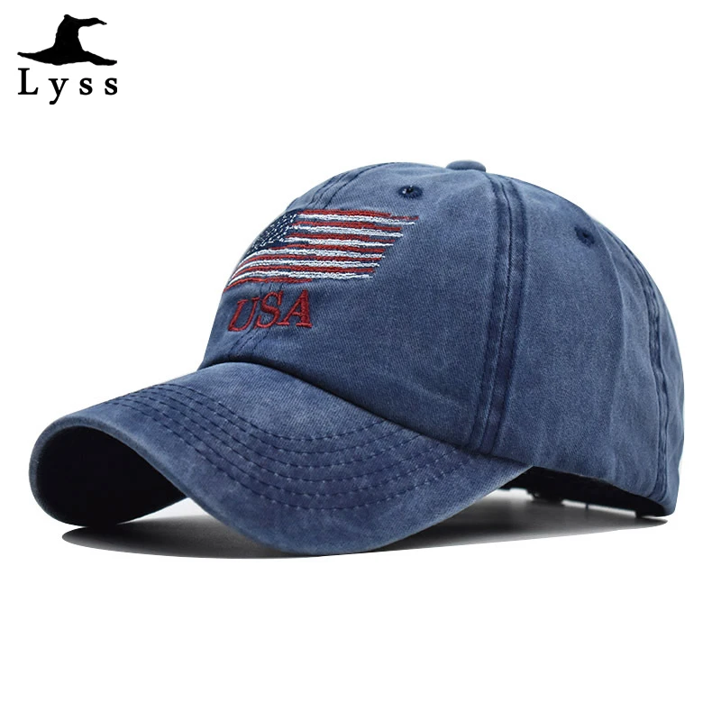 

Fashion USA Flag Baseball Cap For Men Women wash Cotton Snapback Dad Hat Army Embroidery Bone Trucker High Quality Gorras