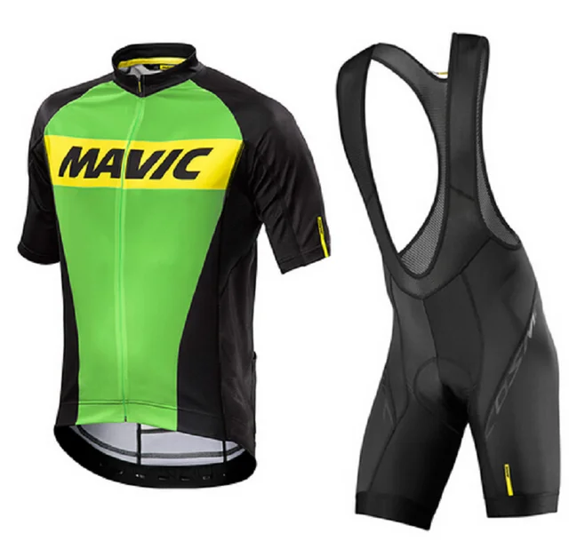 US $20.14 New 2020 High Quality Mavic Cycling Jersey Short Sleeve Jersey Bib Shorts Kit Pro Racing Team Cycli