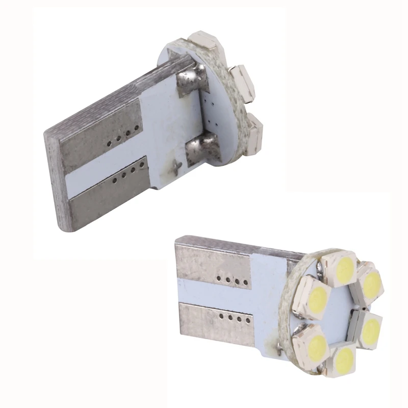 2 pcs T10 W5W 194 168 car White Canbus 1210 SMD 6 LED Light bulb lamp | Лампы и освещение