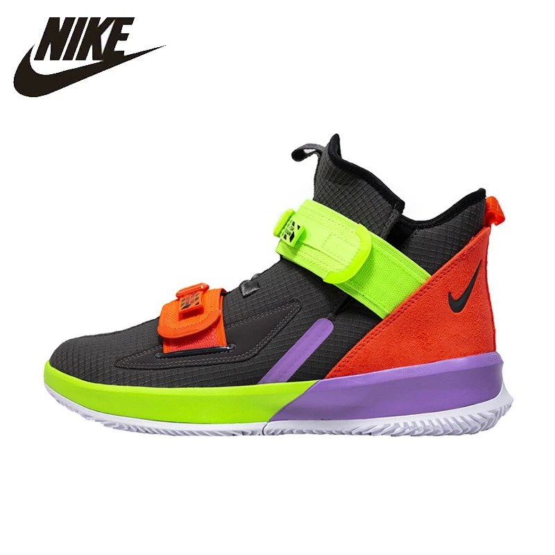 

Nike Lebron Soldier13 James Soldiers Soldier Basketball Shoe Anti-slip Breathable Man Sports Training Shoes AR4228