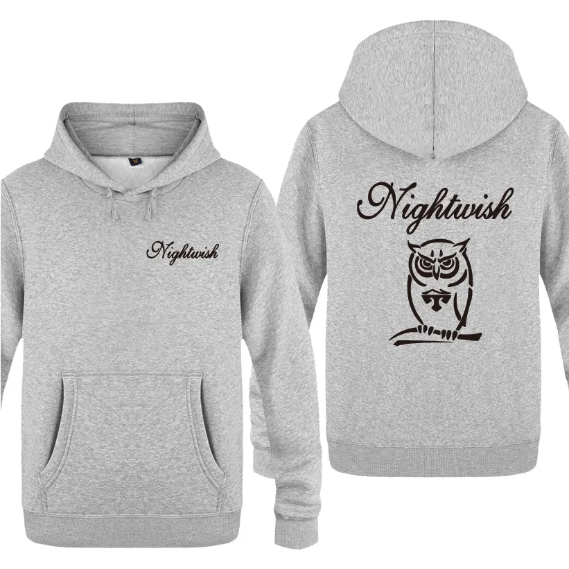 Nightwish рок толстовки для любителей музыки Для мужчин Для мужчин с капюшоном пуловер с начёсом Толстовка