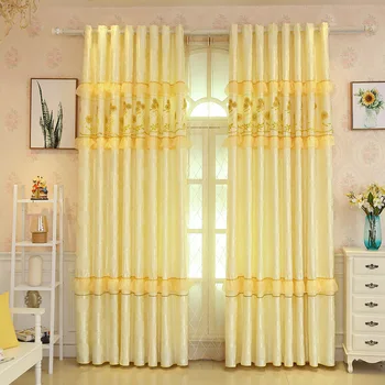 

The New Thick Jacquard Stitching Curtains Are Suitable for The Modern Style of The Living Room Bedroom Blackout Curtains