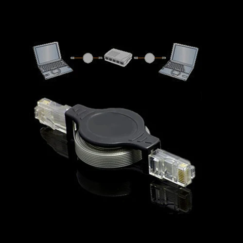 1 5 м 4 9 футов портативный выдвижной RJ45 Ethernet провод LAN шнур Интернет сетевой кабель