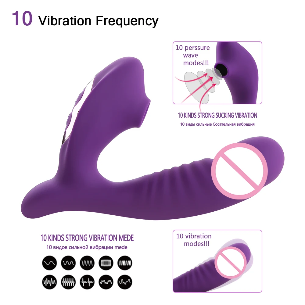 

Silicone Vagina Sucking Vibrators 10 Speed Vibrating Oral Sex Clit Sucker Clitoris Stimulator Sex Toys for Woman Masturbation