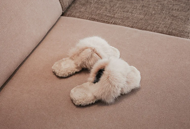 New Autumn Winter Children Slippers With Fur Cross Children's Home Slippers For Girls Boys Thermal Cotton Slippers For Kids