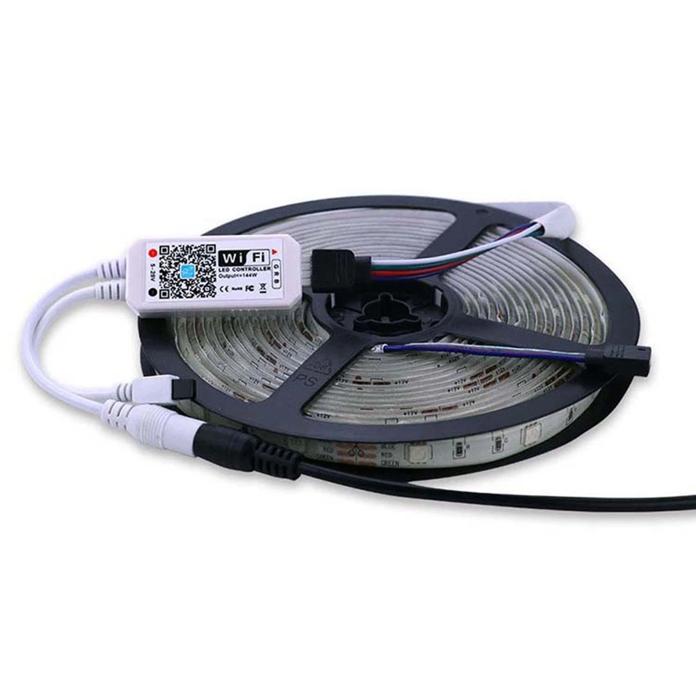 

Home Smart WS2811/1903 For Strip Lights Mobile Phone Pixel 12-24V Timer Mode DIY Mini WIFI LED Controller Accessories Music