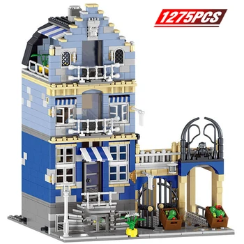 

Architecture Building Blocks Creator Expert Technic Europe Business Center City Street Designer Bricks Gift for Kids