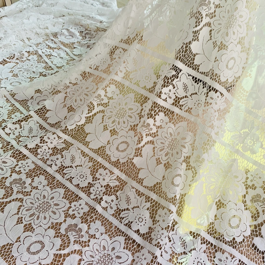 Encajes de alta calidad para vestido de novia, cordón de encaje de