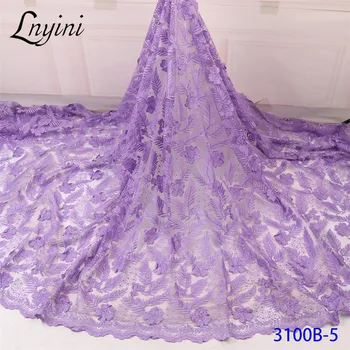 

2020 Latets French Tulle Mesh Lace African Lace Fabric with Sequins Fashion Mesh Net Lace Fabric for Nigerian Wedding L3100B