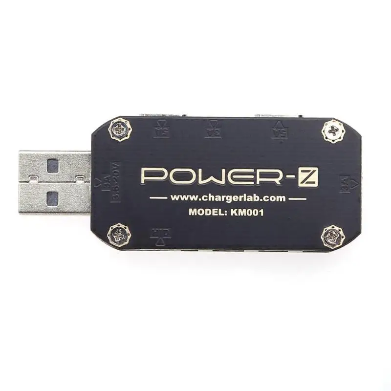 USB тестер зарядное устройство LAB power-Z USB тестер PD цифровой Напряжение Ток пульсация KM001C метр power Bank Детектор двойной тип-c
