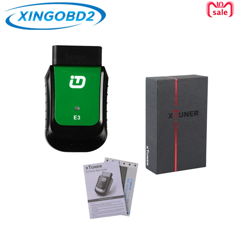 XTUNTER E3 Easydiag OBDII полный диагностический инструмент со специальной функцией поддержки WINDOWS 10 Зеленый и черный цвет