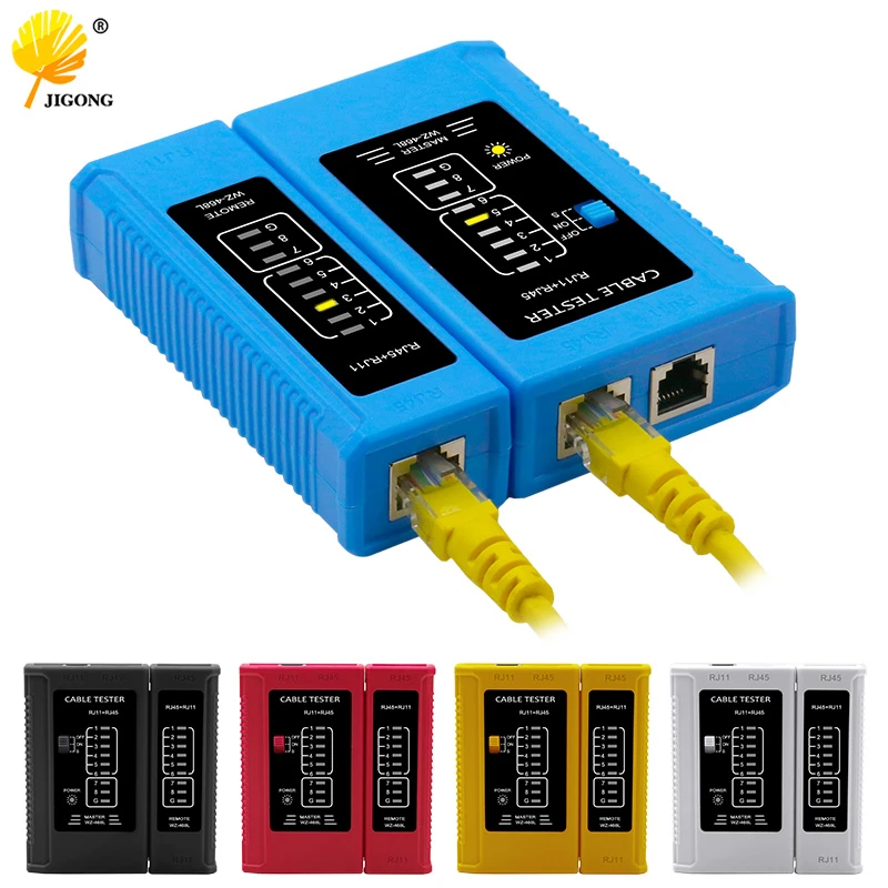 Network Cable Tester RJ45 RJ11 RJ12 CAT5 UTP LAN Cable Tester Detector Remote Test Tools Networking Network Cable Tester RJ45 RJ11 RJ12 CAT5 UTP LAN Cable Tester Detector Remote Test Tools Networking