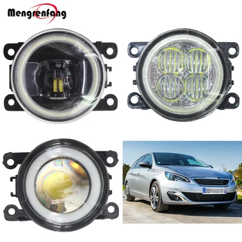 

2 X Car Accessories Fog Light LED Halo Ring Angel Eye Daytime Running Light DRL H11 12V For Peugeot 308 2013-2018