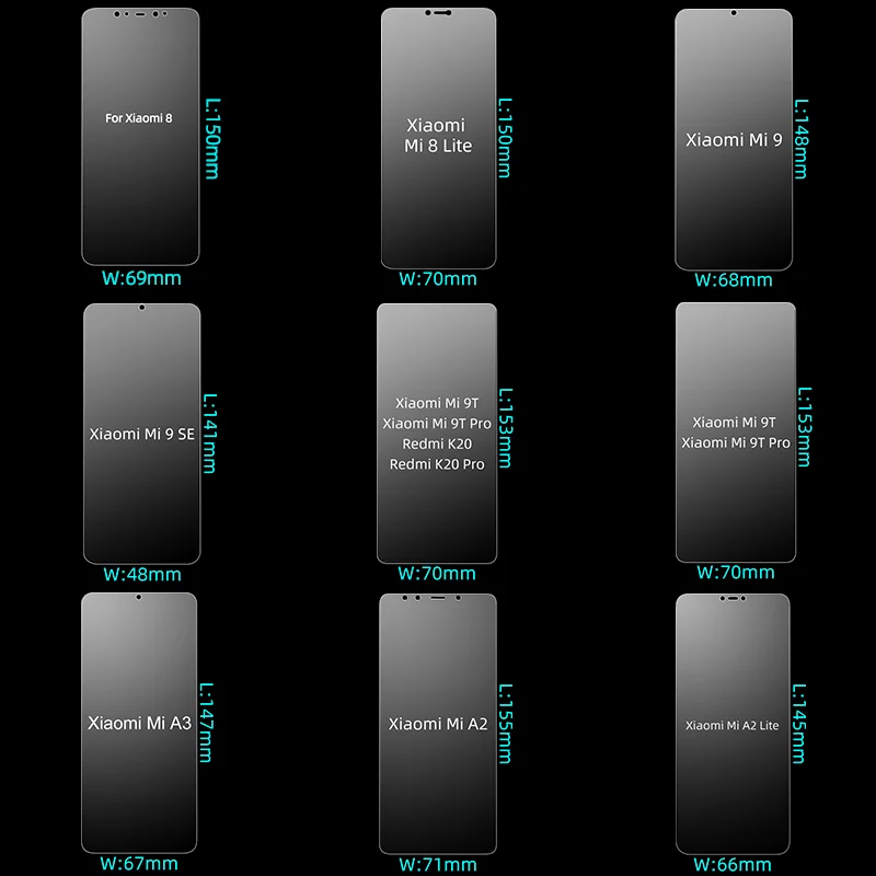 Закаленное стекло для Xiaomi mi 9t 9 SE t 9 Защита экрана mi 9t mi 8 mi 9 защитное стекло A2 Lite A3 для Xiaomi mi 9 9t 8 Lite Pro