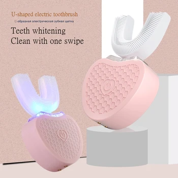 

360 Degrees Automatic Electric Toothbrush Ultrasonic Vibration Electric Teeth Brush Teeth Whitening Beauty Instrument