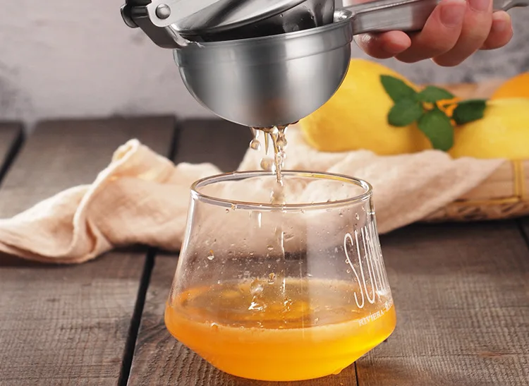 304 Stainless Steel Lemon Clip Lemon Squeezer Manual Lemon Press Juicer Orange Juice Maker Squeeze Orange Juice Juicing Useful P