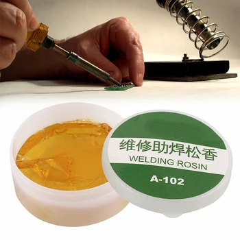 

Rosin Practical Solid Rosin Paste Welding Tool Soldering Iron Head Durable Tin Solder Flux Rosin Repair Sturdy Yellow