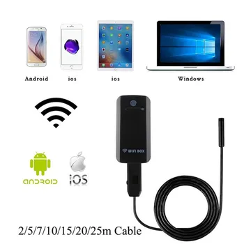 

Wifi Endoscope Camera Android IOS 2m 5m 7m 10m 15M 20M 25M Cable 10MM Borescope Inspection Endoscope Cam PC Windows