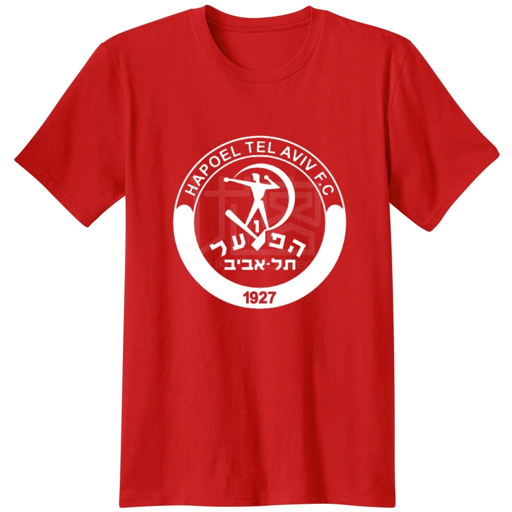 

Hapoel Tel Aviv FC Israel Men T Shirt Hapoel Tel Aviv club Bloomfield Ben Reichert Eliran Danin Tommer Haliva red T-shirt (516)