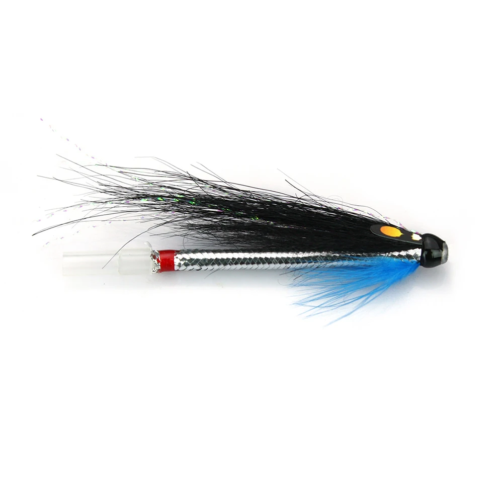 Пластиковые трубки Elver Snake Blue Tube Fly Salmon для морской форели 8 шт. в упаковке | Спорт и