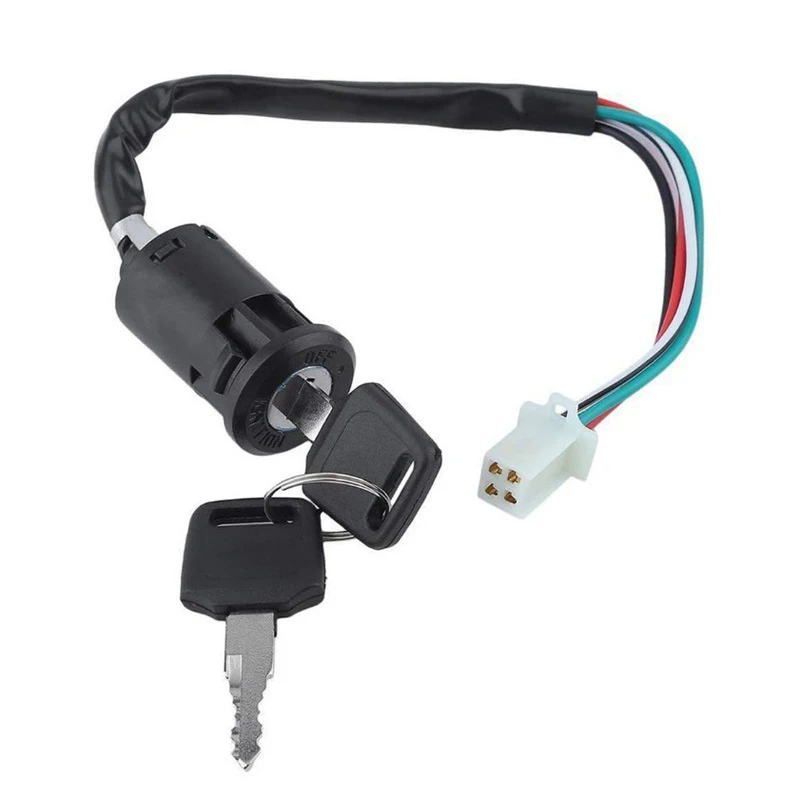 Universal Motorcycle Ignition Switch Key ATV For Honda For Yamaha Kawasaki Universal fit, easy to install