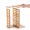 2 Layers Bamboo Storage Rack Kitchen Spice Jar Bottle Seasoning Rack Decoration Organizer Shelf Home Desktop Racks 4