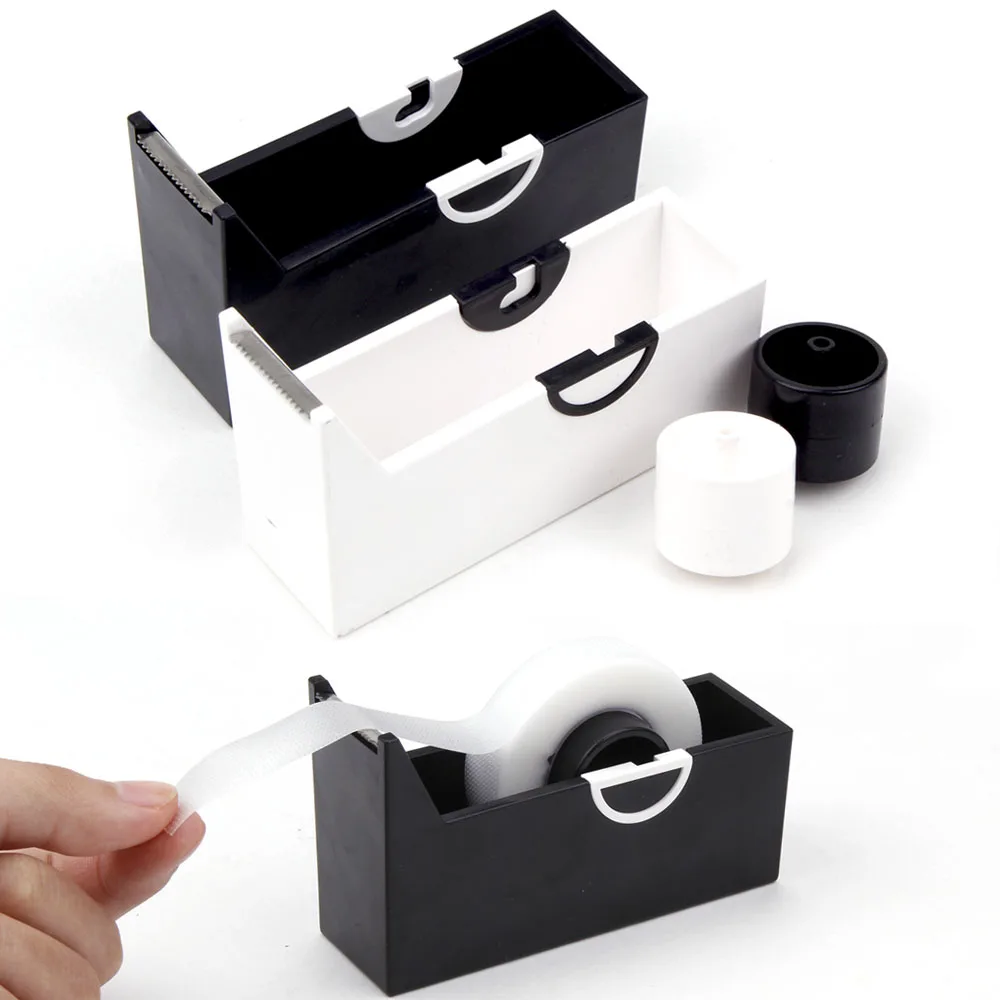 1Pcs Eyelash Extension Tape Cutter Holder Plastic Adhesive Rotating Grafting Eyelashes Dispenser Cutting Beauty Makeup Tools | Красота и