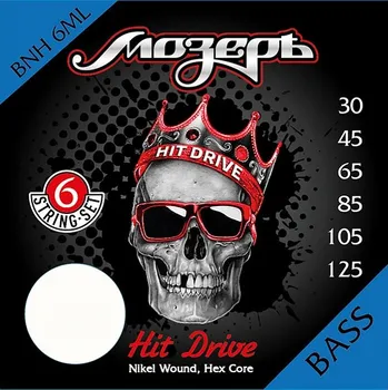 

Bnh-6мl hit drive strings for 6-string bass guitar, 30-125, Moser