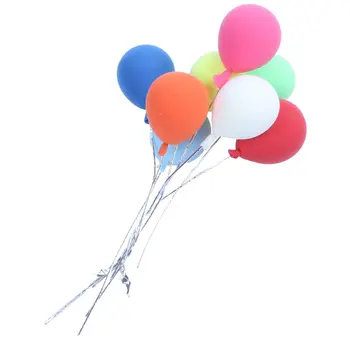 

1/12 Dollhouse Miniature clay ornaments colorful balloons children gift 8 pieces