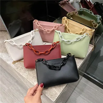 

Fashion bag female 2020 summer new wild-style one-shoulder handbag Korean version ins chain tote bags for women