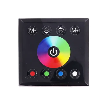 

AC110V 220V RF RGB Controller 550W 720W Wall Mounted Touch Panel Dimmer Switch Controller for LED Strip Light