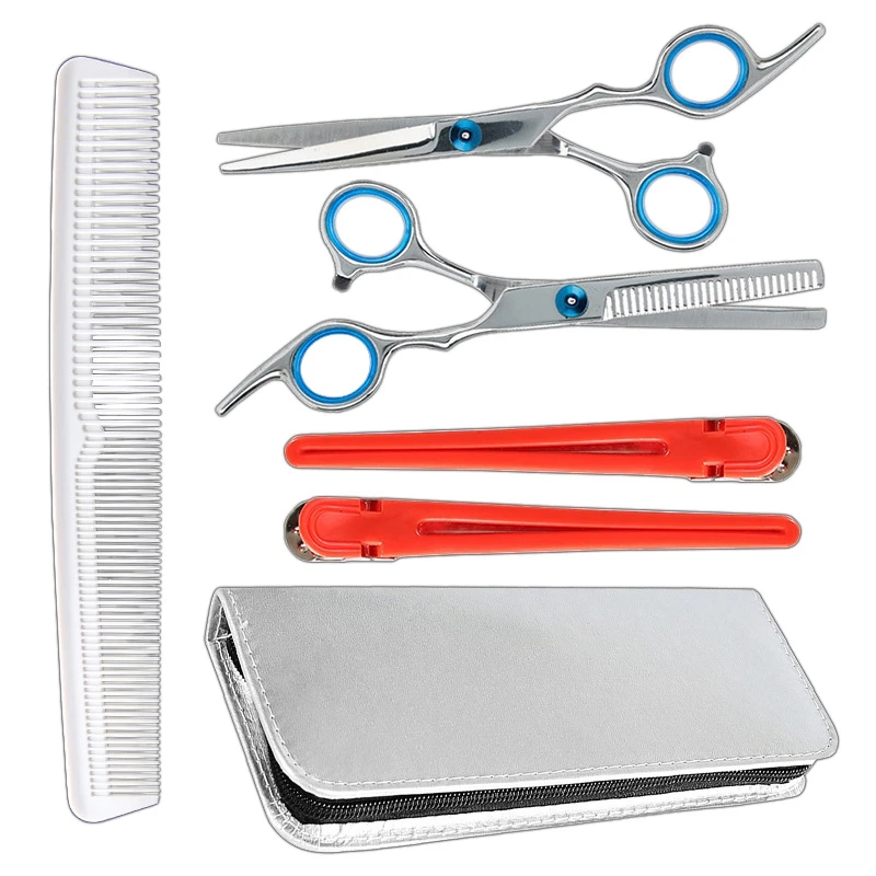 Hairdressing Shears Tools Kit/Stainless Steel Thinning &amp Flat Hair Cutting Scissors/Professional Hairdresser Haircut Barber Teet | Бытовая