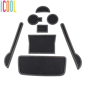 

Anti-Slip Rubber Cup Cushion Door Groove Mat Gate Slot Coaster Pad 8Pcs For VW Beetle 2013 - 2020 Interior Accessories