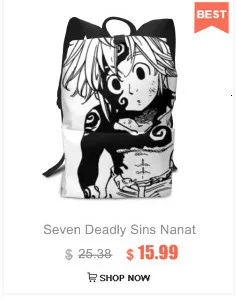 Seven Deadly Sins Nanatsu Сумочка Chibi Hawk Топ-ручка сумки свадебный принт кожаная сумка тренд большая емкость женские сумки
