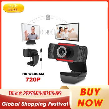 

1080P Autofocus HD Webcam Camera With Mic For PC Desktop Compute USB 2.0 Genuine Webcams Computer Peripherals