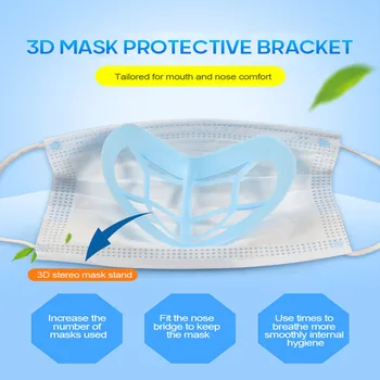 

3 Colors Face Masks Bracket Lipstick Protection Prevent Makeup Removal Breathable Face Shield Holder Makeup Tools Dropshipping