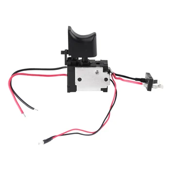 

7.2 V-24 V 16A black Lithium Battery Cordless Drill Speed Control Trigger Switch With Small Light Speed is convenient to adjust