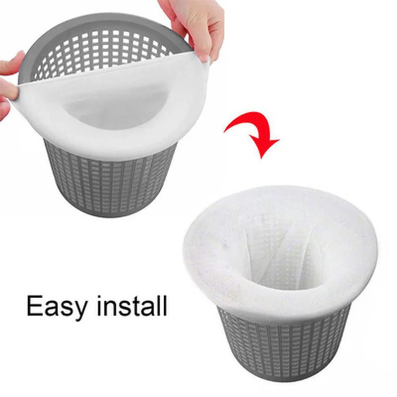 Pool Skimmer Socks Household Perfect Savers Nylon Mesh Design For Filters Baskets Skimmers Swimming Pool Accessories pool skimmer socks 10/5Pcs