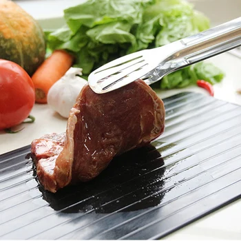 

Fast Defrosting Tray Thaw Frozen Food Meat Chicken Fruit Quick Defrosting Plate Board Home Defrost Supplies Thawing Kitchen Tool