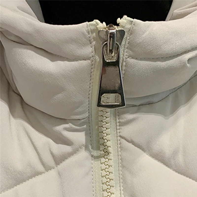 CHAMSGEND Winter Vest Women Waistcoat 2019 New Female Sleeveless Vest Jacket Hooded Warm Long Thicken Coat Colete Feminino 923