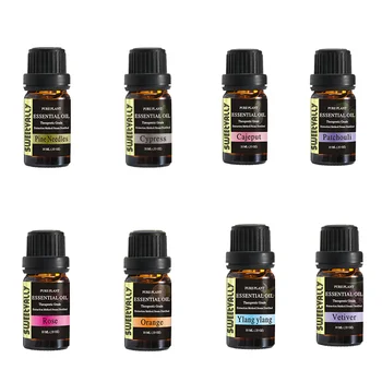 

Hot Sale 3 Style Essential Oil Set Flower Aroma Essential Oil Plant Aromatherapy Essential Oil 10ml For Humidifier Aromatherapy