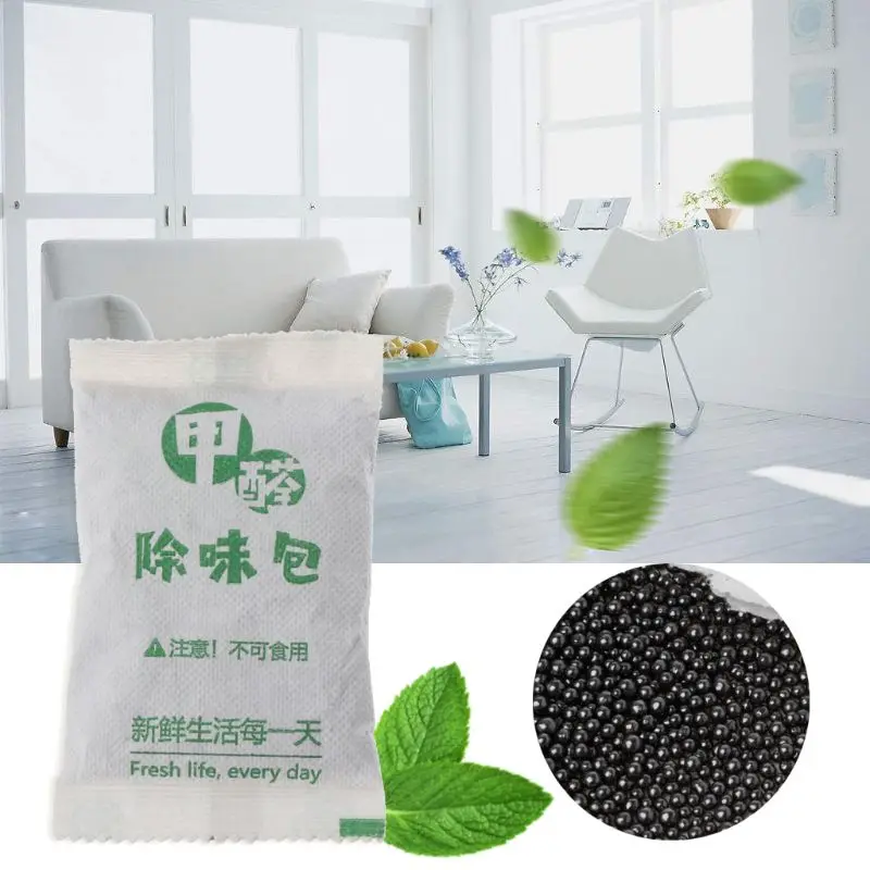 

Air Purifying Bag Odor Absorber Activated Charcoal Air Freshener Cars New Houses