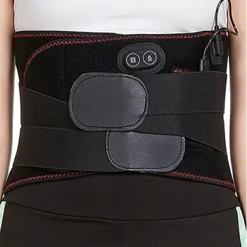 

USB Electric Heating Waist Belt Wrap Lower Back Heated Band For Winter Warm Relaxing Stomach Muscle Abdomen Massage Protection