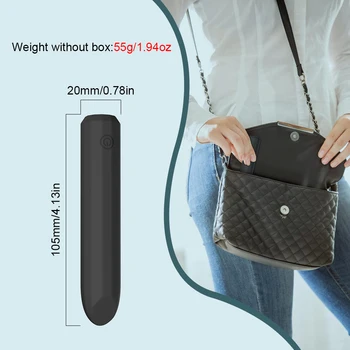 Mini Powerful Bullet Vibrator 10 vibration modes Clitoral Stimulator Vaginal G Spot Masturbation Women panties Dildo vibrador 6