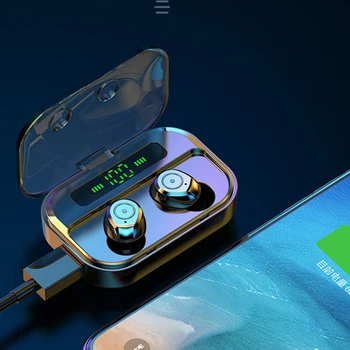 

TWS Wireless Earphone Bluetooth 5.0 Earphones Power Display Touch Control Sport Stereo Cordless Earbuds Headset Charging Box