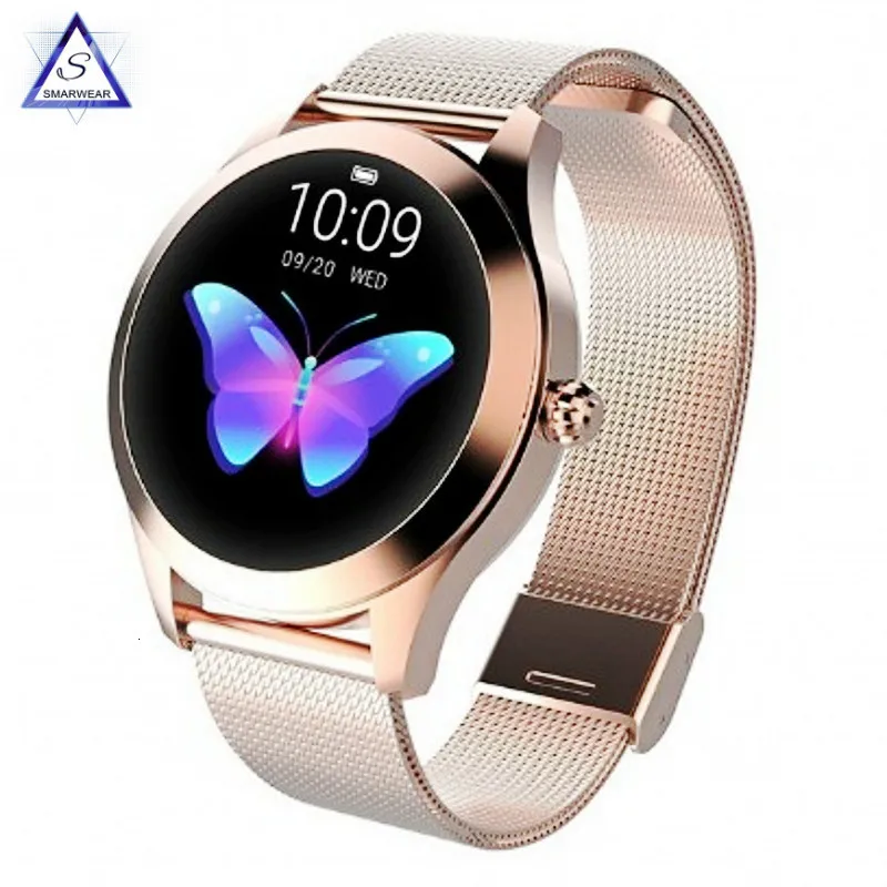 

KW10 Women Smart Watch IP68 Heart Rate Monitor Message Call Reminder Pedometer Calorie Smartwatch Women watch For Android & IOS